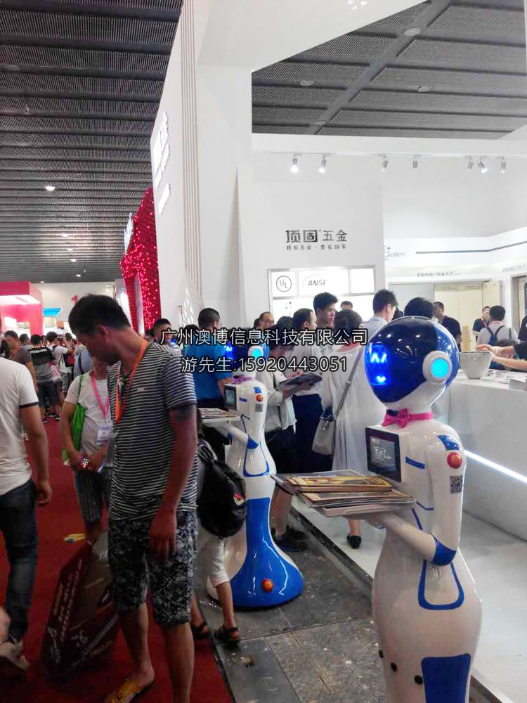 新一代送餐對話唱歌互動(dòng)迎賓機(jī)器人